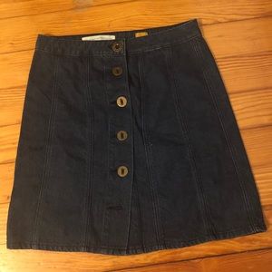 Anthropology Denim Skirt
